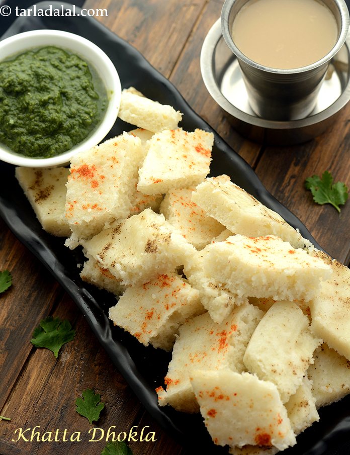 Khatta Dhokla ( Quick Recipe Using Idli Batter)