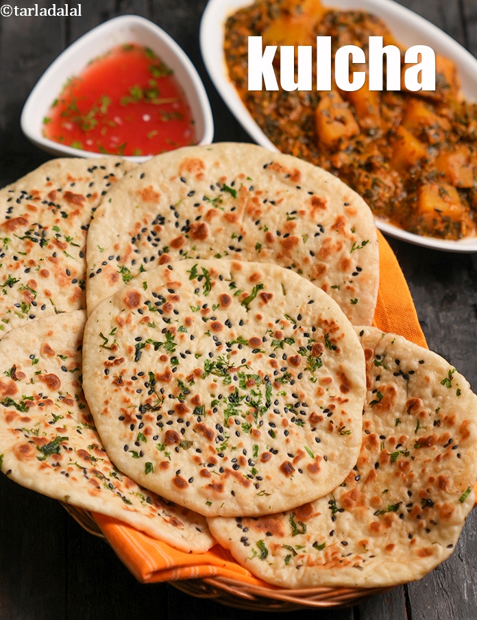 Calories in Kulcha, Plain Kulcha, Butter Kulcha