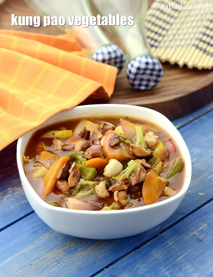 Kung Pao Vegetables, Indian Vegetable Kung Pao