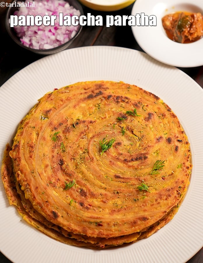 Calories in Paneer Laccha Paratha