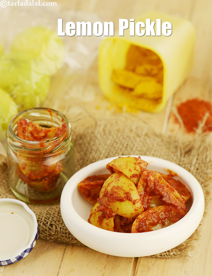 Lemon Pickle, Nimbu ka Achar, Zero Oil Pickle