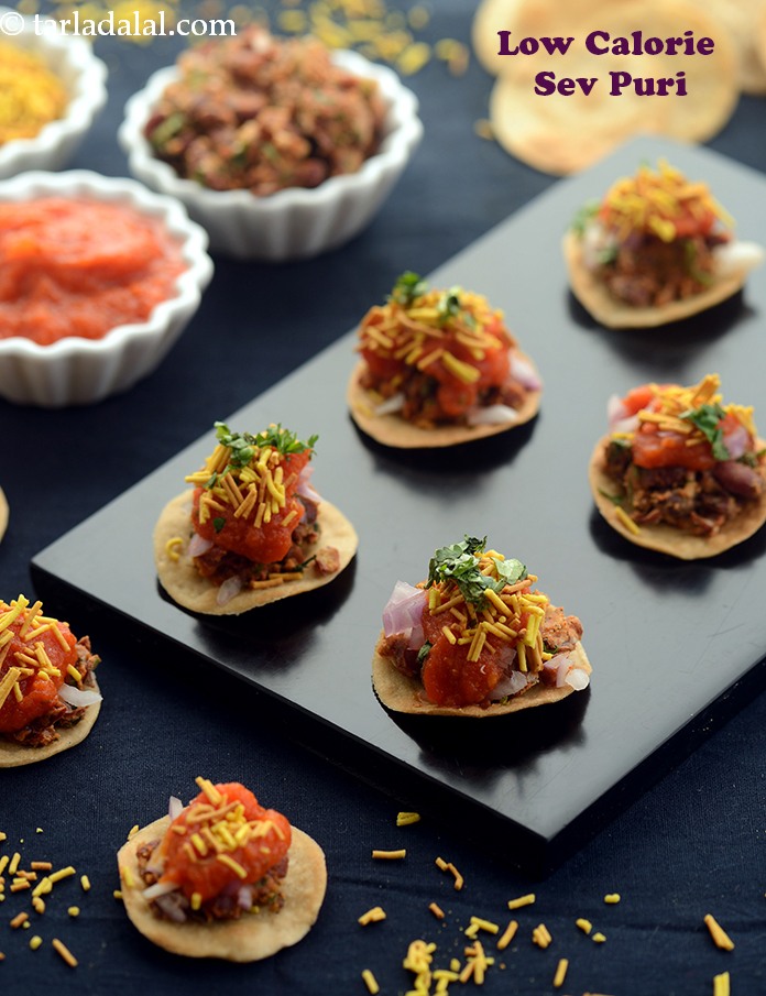 Low Calorie Sev Puri