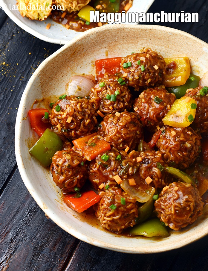 Calories in Maggi Manchurian, Noodles Manchurian