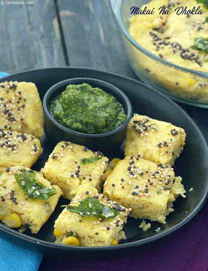 Calories in Makai Na Dhokla ( Microwave Recipe )