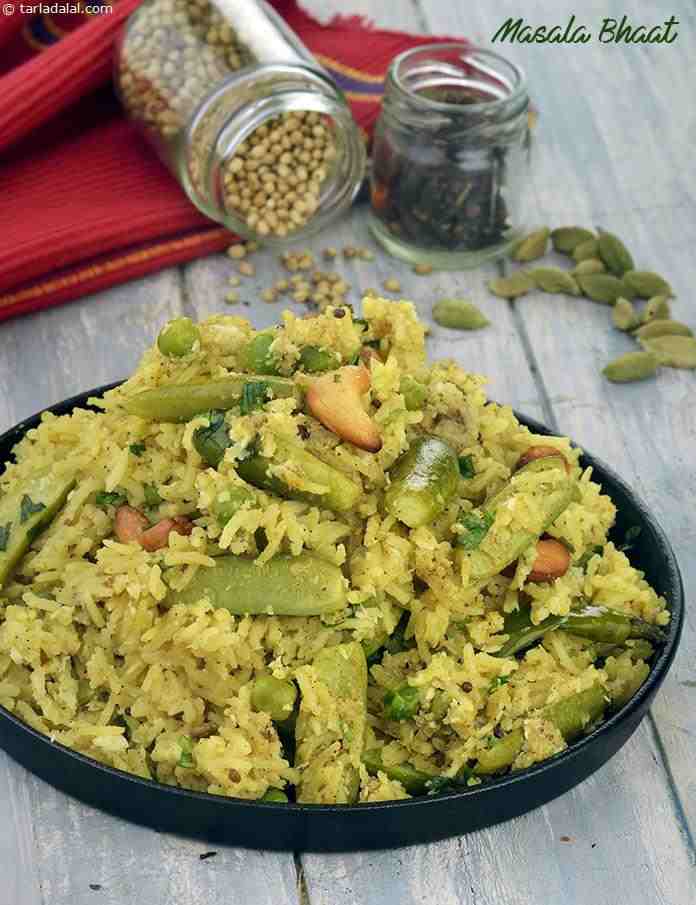 Masala Bhaat, Microwave Maharashtrian Masala Bhaat