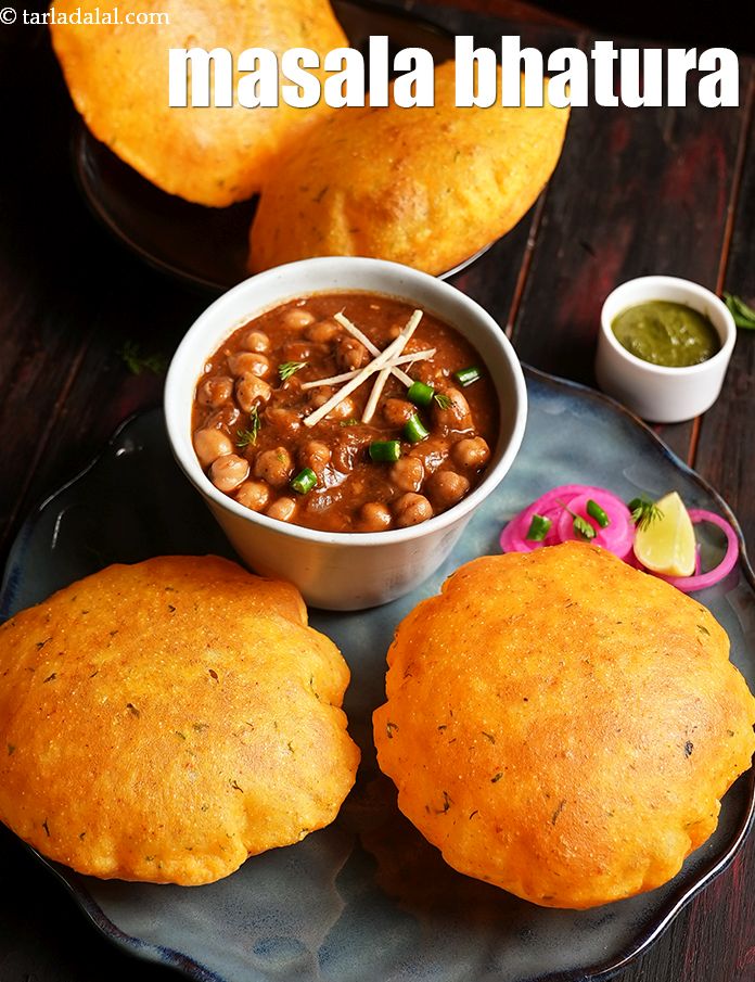 Calories in Masala Bhatura, Indian Masala Bhature