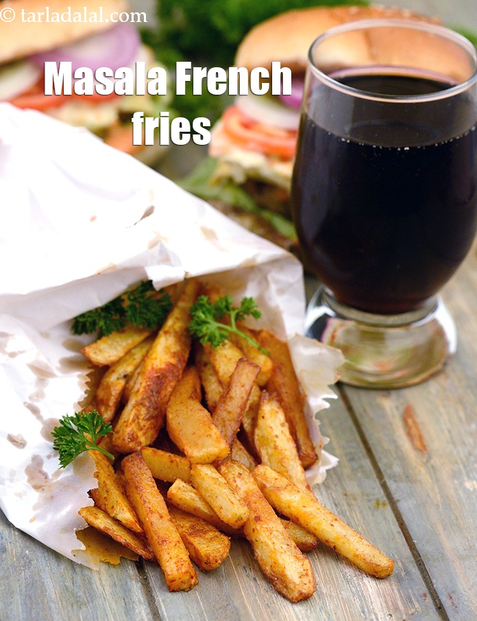 Calories in Crispy Masala French Fries, Aloo Finger Chips