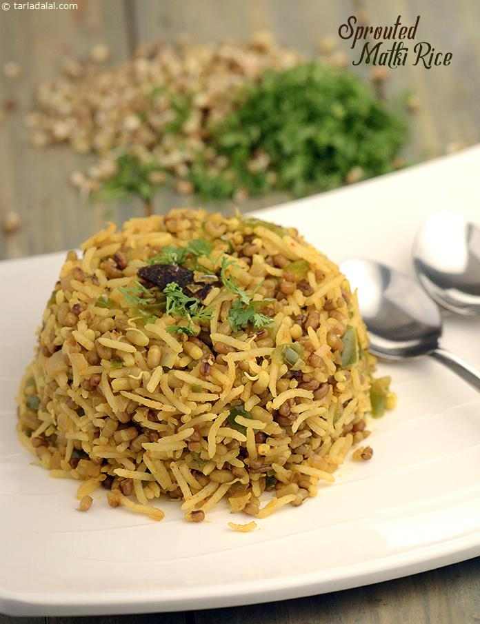 Calories in Sprouted Matki Rice