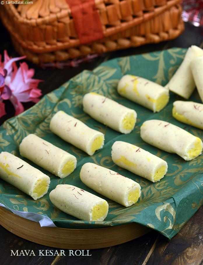 Mawa Kesar Roll, Khoya Kesar Roll