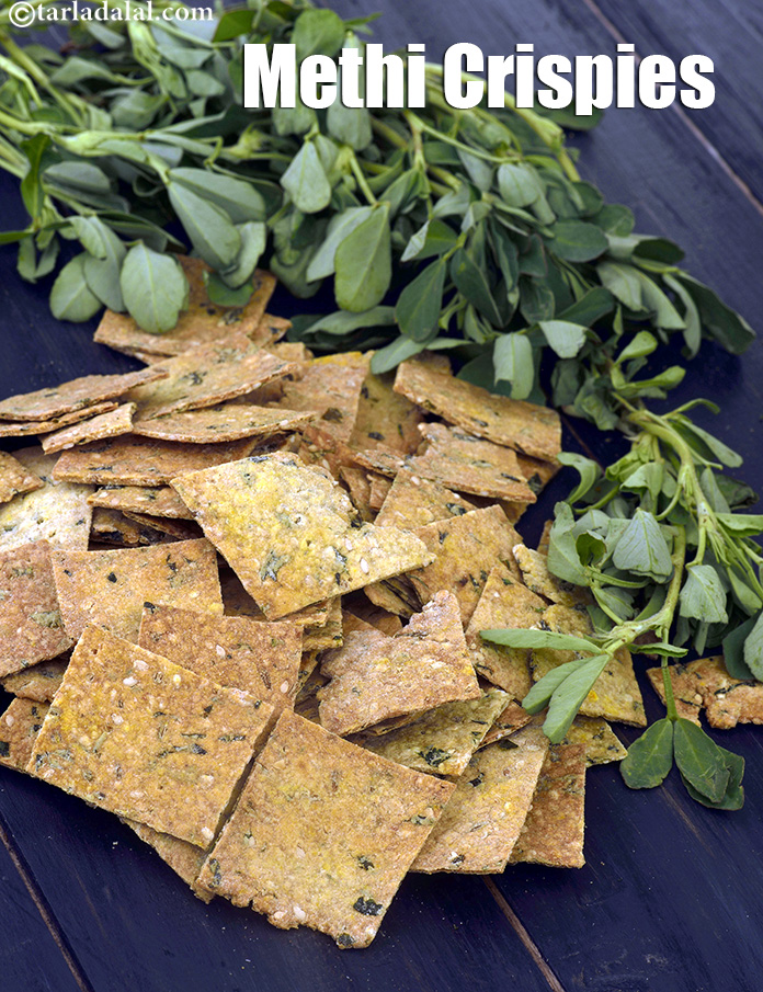 Calories in Methi Crispies, Baked Methi Namakpara