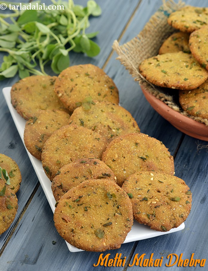 Methi Makai Dhebra, Tea Time Snack