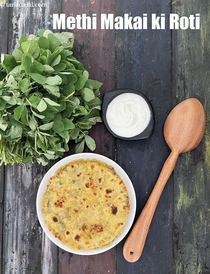 Calories in Methi Makai ki Roti, Punjabi Methi Makki Di Roti