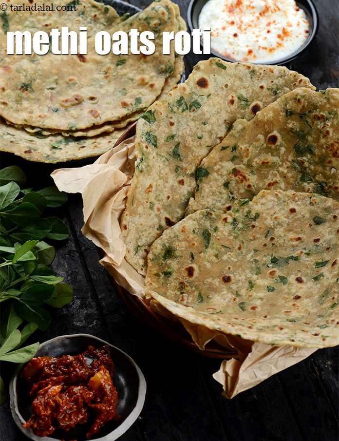 Methi Oats Roti