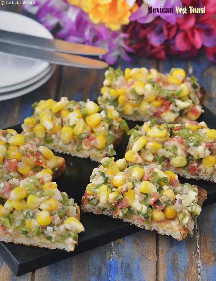 Calories in Mexican Veg Toast