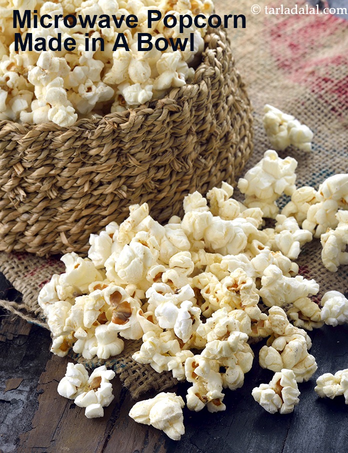 Calories in Microwave Popcorn Made in A Bowl