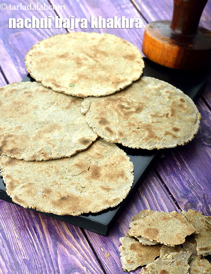 Mini Nachni and Bajra Khakhra