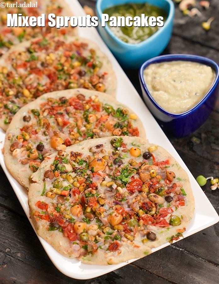 Jowar Sprouts Pancake