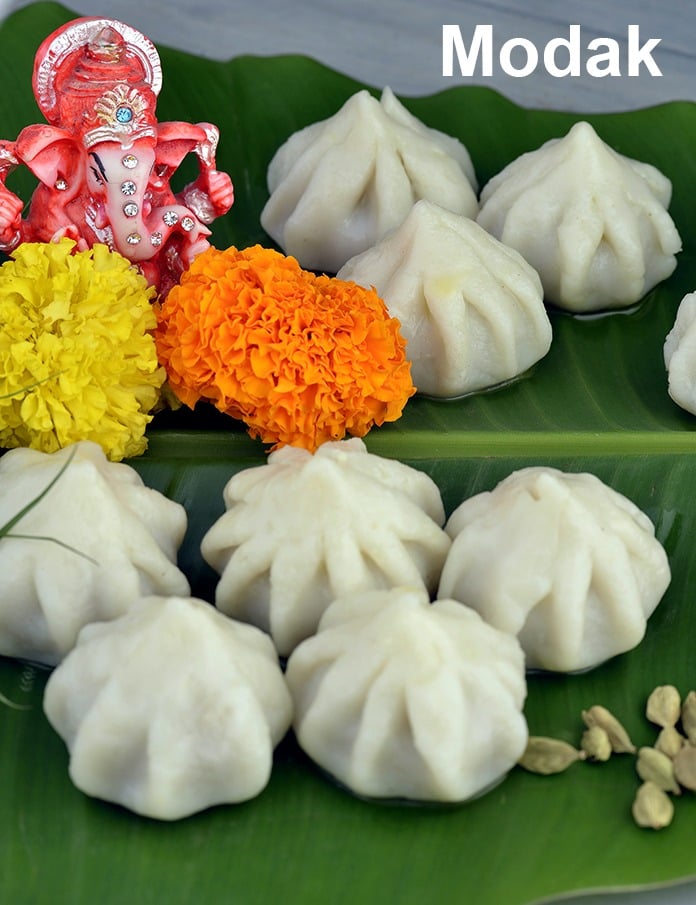 Calories in Modak, Steamed Modak, Ukadiche Modak for Ganesh Chaturthi