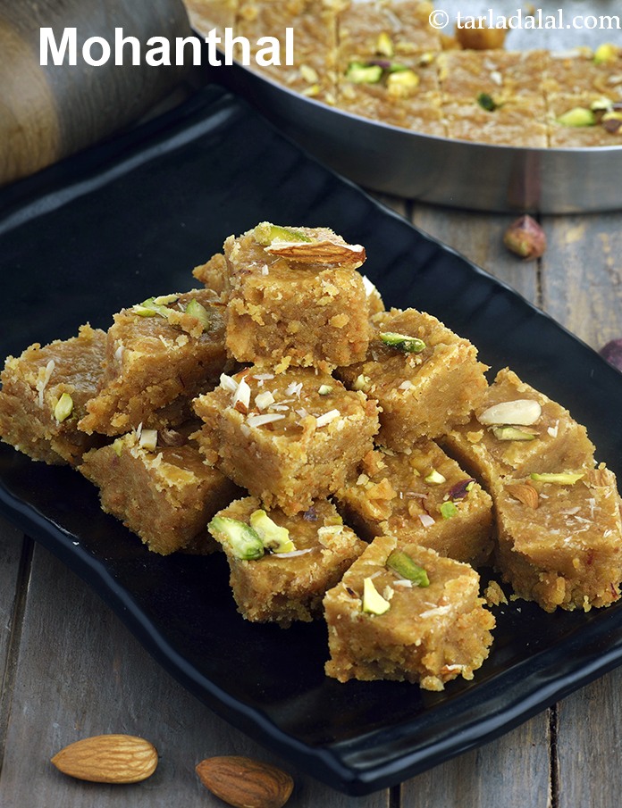 Mohanthal, Traditional Gujarati Mohanthal Mithai