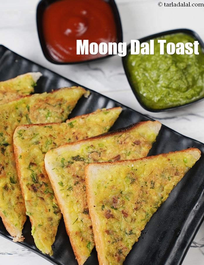 Calories in Moong Dal Toast, Lentil Toast