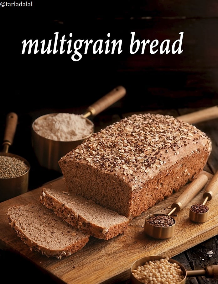 Calories in Multigrain Bread, Homemade Multigrain Bread