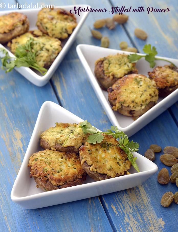 Calories in Mushrooms Stuffed with Paneer