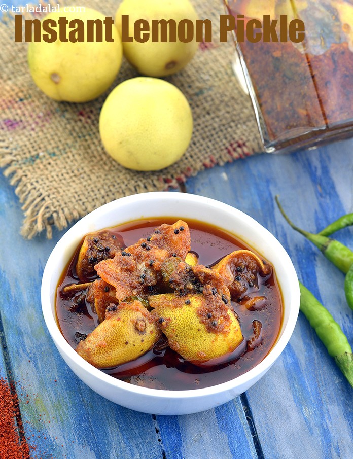 Nimbu ka Achar, Instant Lemon Pickle