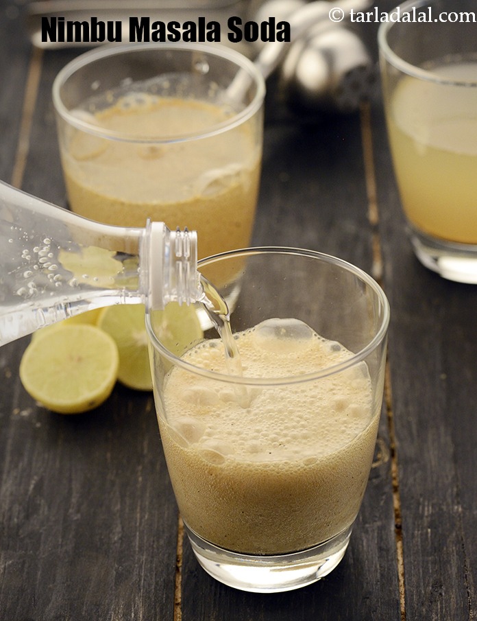 Nimbu Masala Soda, Homemade Masala Nimbu Soda