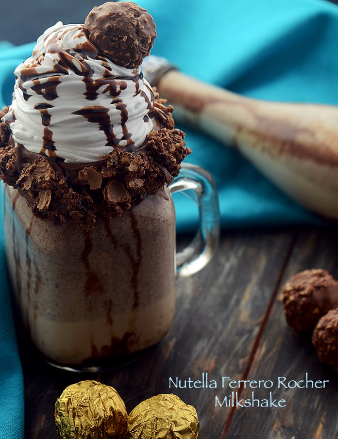 Calories in Nutella Ferrero Rocher Milkshake