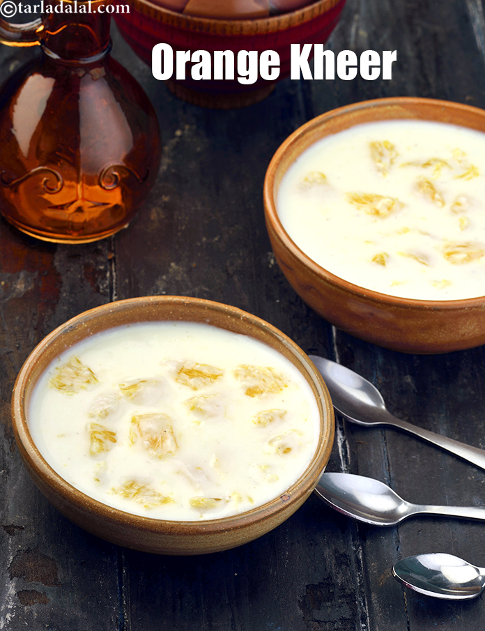 Calories in Orange Kheer, Santre ki Kheer