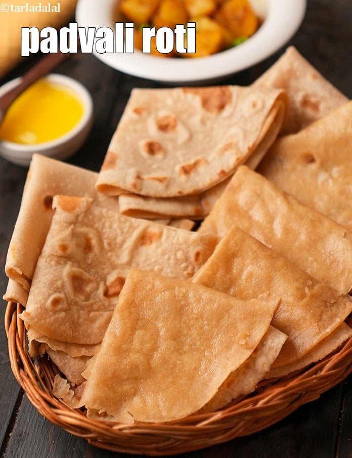 Calories in Padvali Roti, Gujarati Thin Rotli Recipe