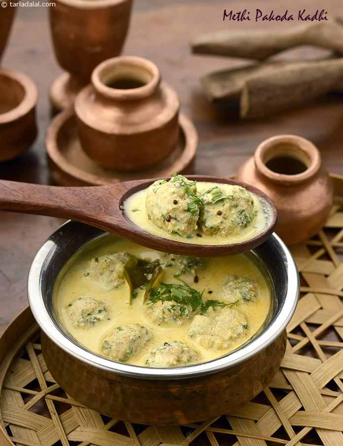 Calories in Methi Pakoda Kadhi ( Mcrowave Recipe)