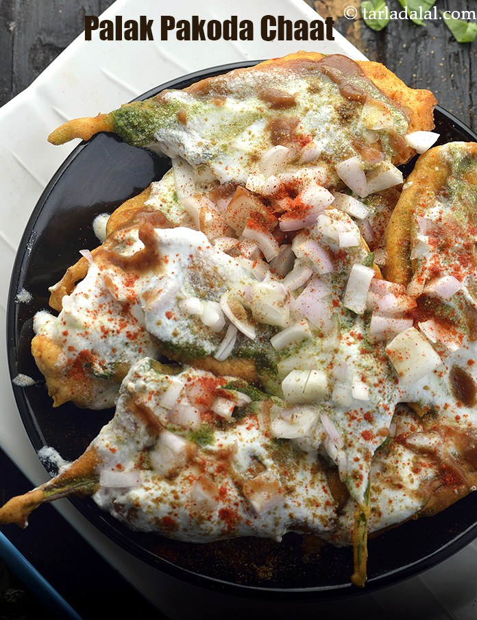 Palak Pakoda Chaat, Palak Chaat