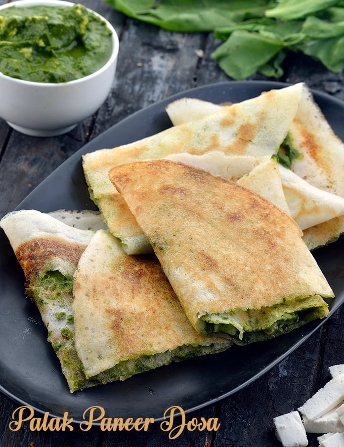 Calories in Palak Paneer Dosa