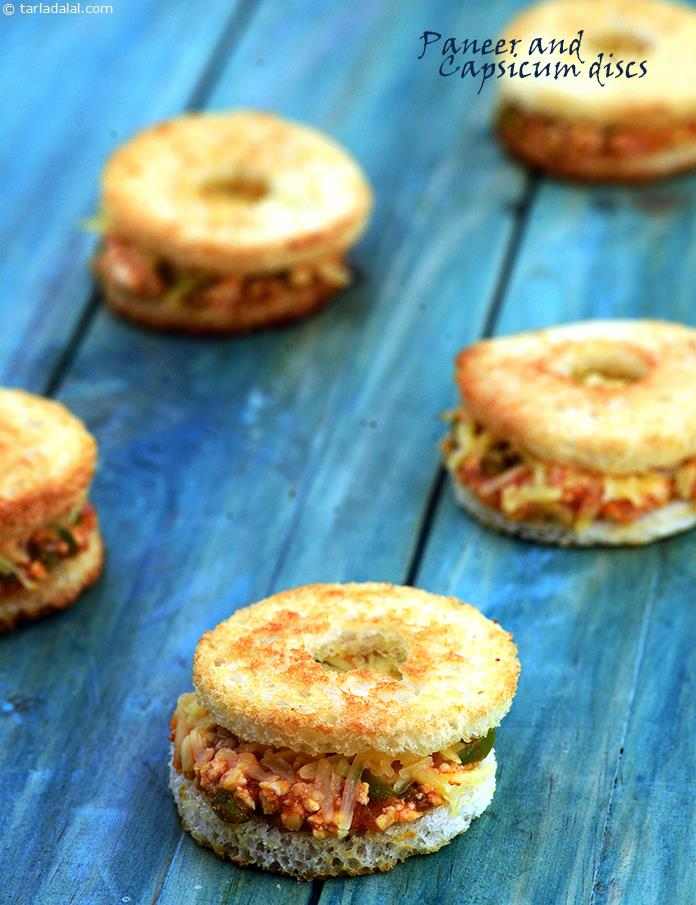 Calories in Paneer and Capsicum Discs