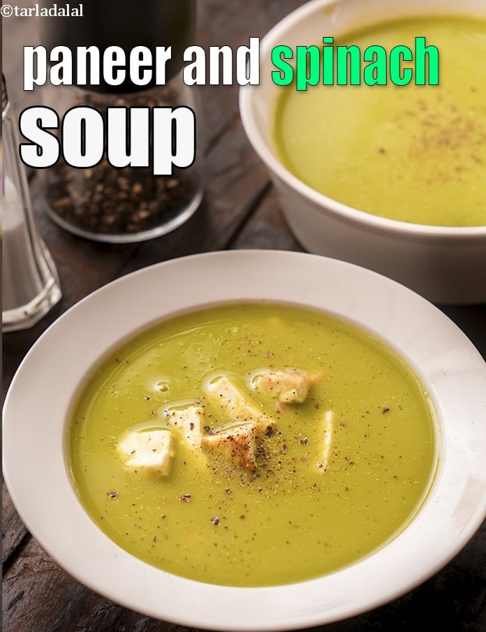 Calories in Paneer and Spinach Soup