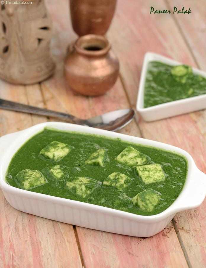 Paneer Palak ( Microwave Recipe)