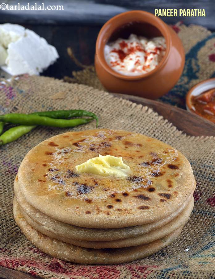 Calories in Paneer Parathas, Punjabi Paneer Paratha