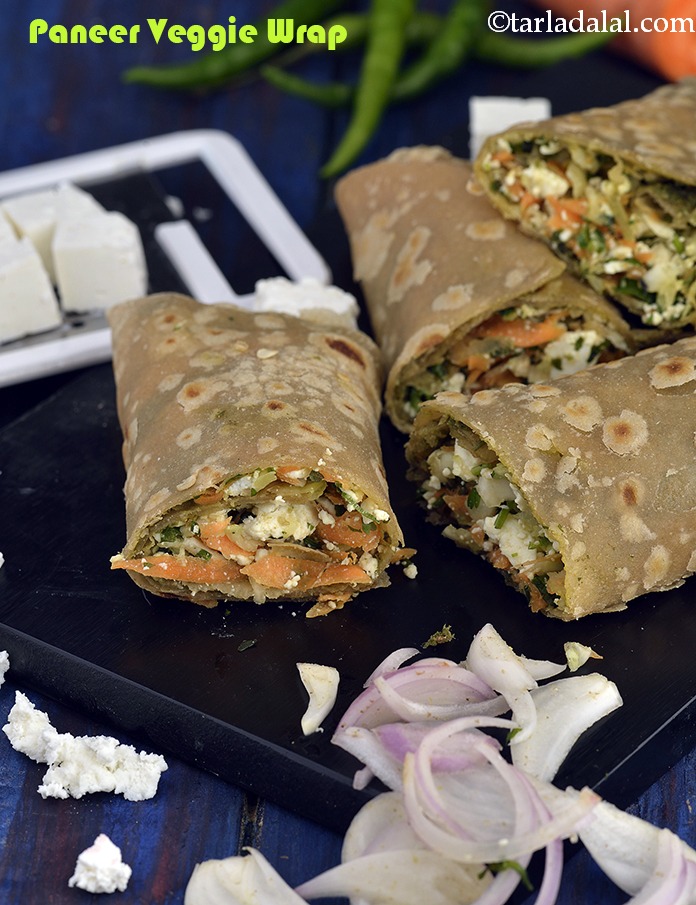 Calories in Paneer Veggie Wrap