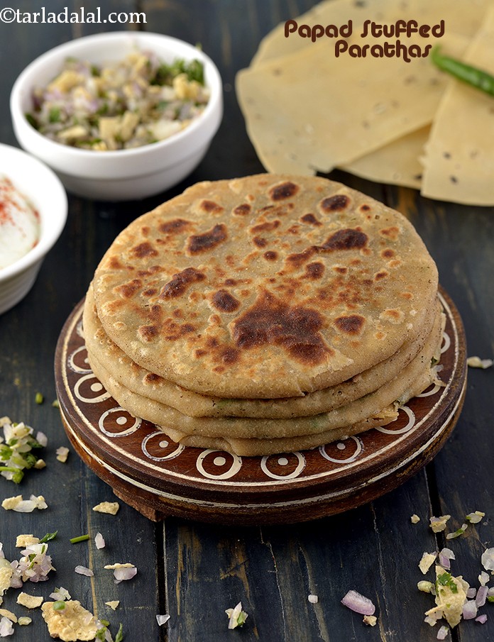 Calories in Papad Stuffed Parathas
