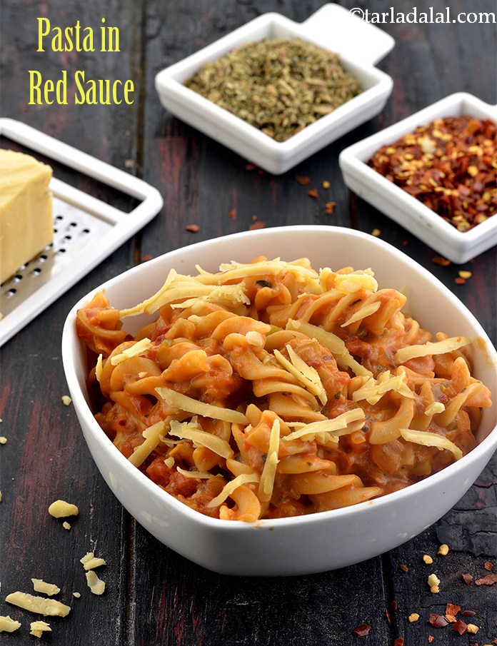 Calories in Pasta in Red Sauce