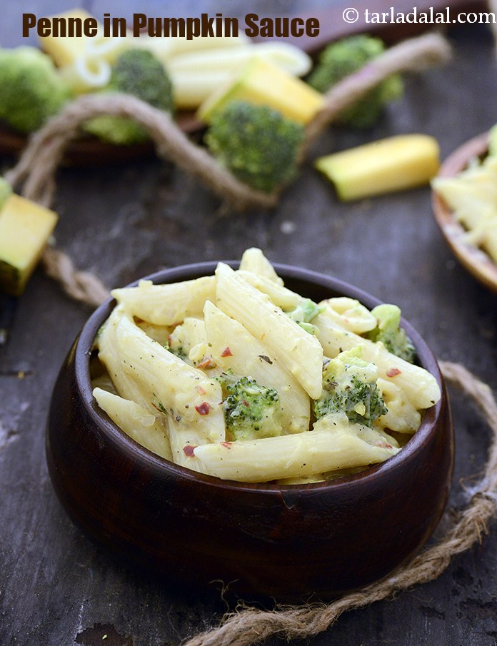 Calories in Penne in Pumpkin Sauce, Kids Tiffin Box Recipe