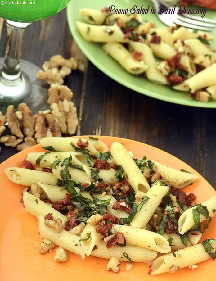 Calories in Penne Salad in Basil Dressing