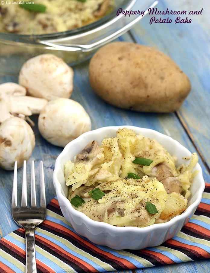 Calories in Peppery Mushroom and Potato Bake