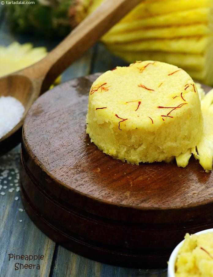 Pineapple Sheera ( Low Calorie Healthy Cooking )