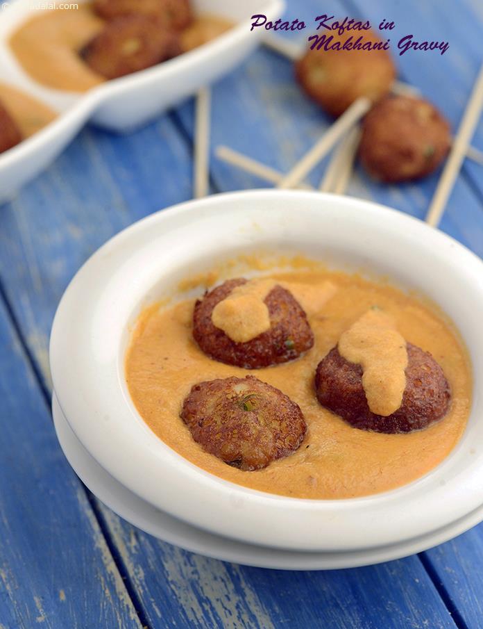Calories in Potato Koftas in Makhani Gravy