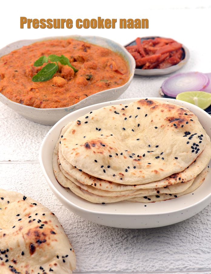 Calories in Pressure Cooker Naan Without Tandoor Oven