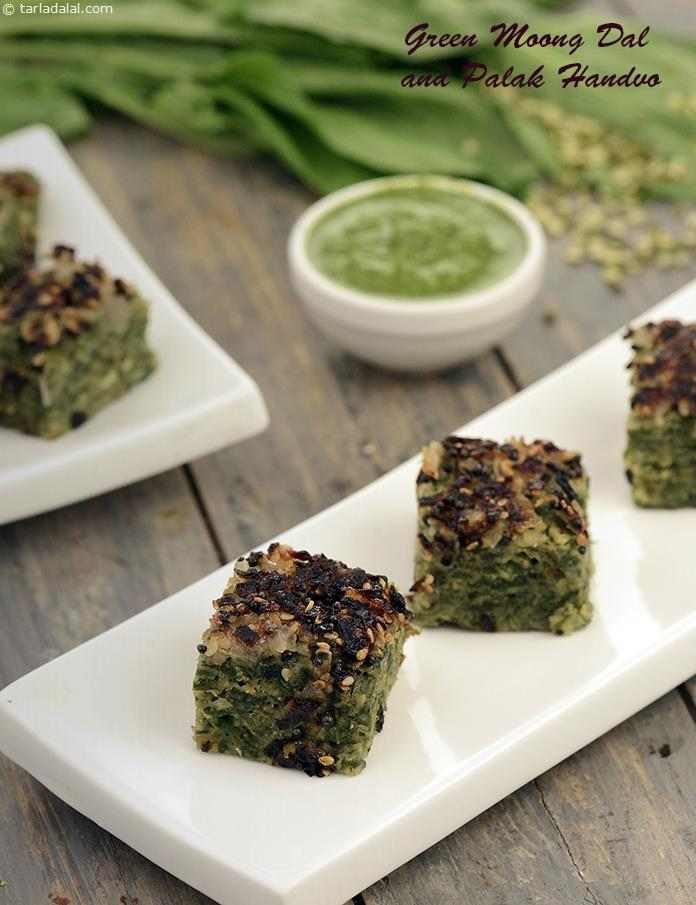 Calories in Green Moong Dal and Palak Handvo