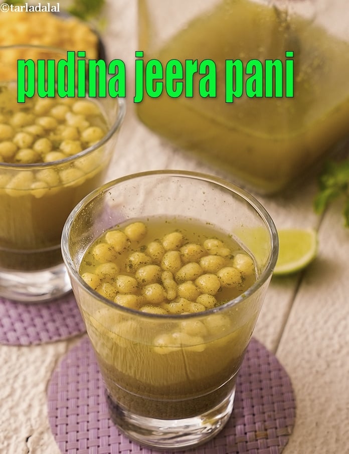 Calories in Pudina Jeera Pani, Punjabi Pudina Jeera Pani Recipe