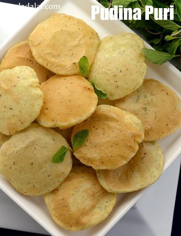 Calories in Pudina Puri, Pudina Masala Puri